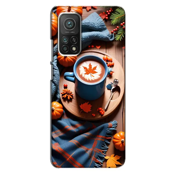 Чехол с принтом «Кофе и тыковки» для Xiaomi Mi 10T Pro Чехол с принтом «Кофе и тыковки» для Xiaomi Mi 10T Pro