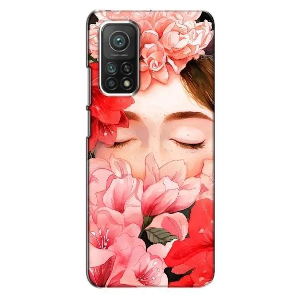 Чехол с принтом «Глаза в цветах» для Xiaomi Mi 10T