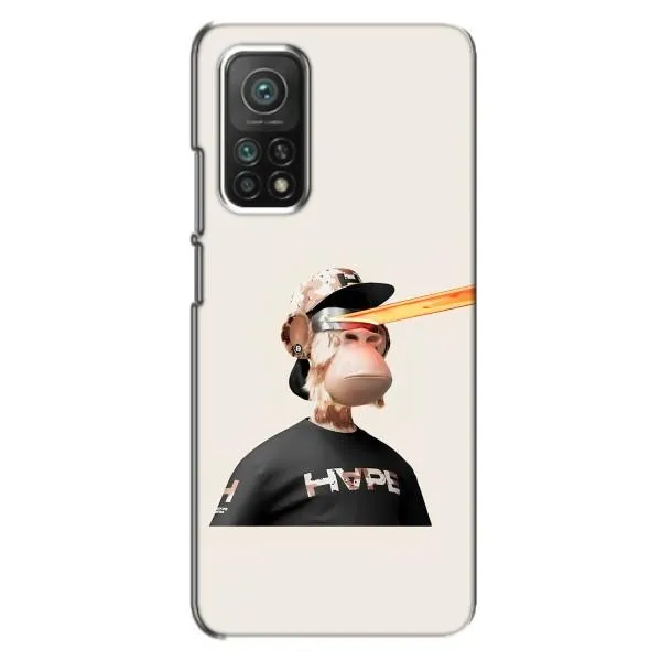 Чехол с принтом «обезьяна NFT в очках» для Xiaomi Mi 10T
