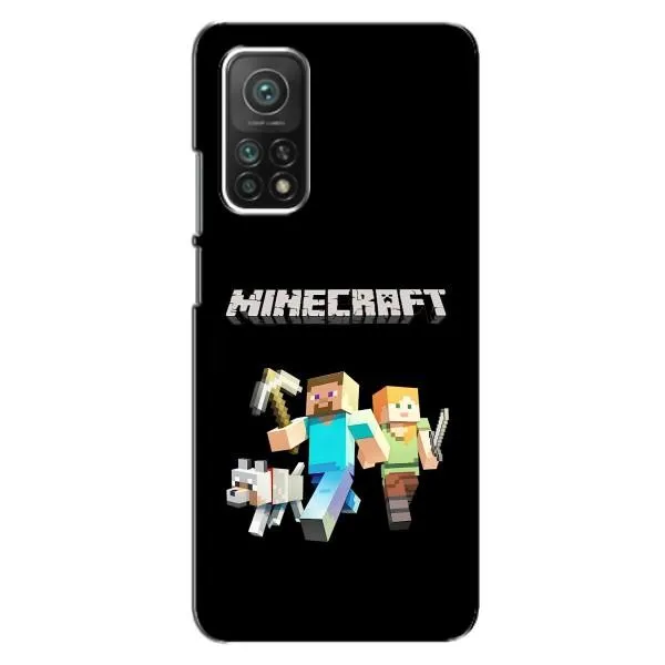 Чехол с принтом «герои Minecraft» для Xiaomi Mi 10T