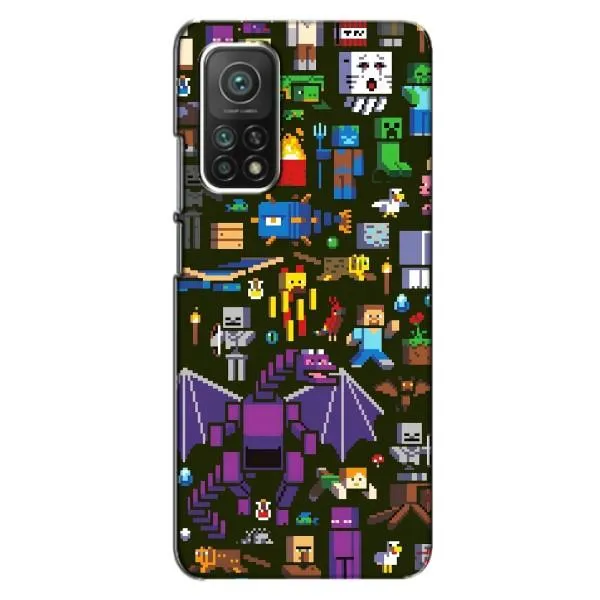Чехол с принтом «Коллаж Майнкрафт» для Xiaomi Mi 10T