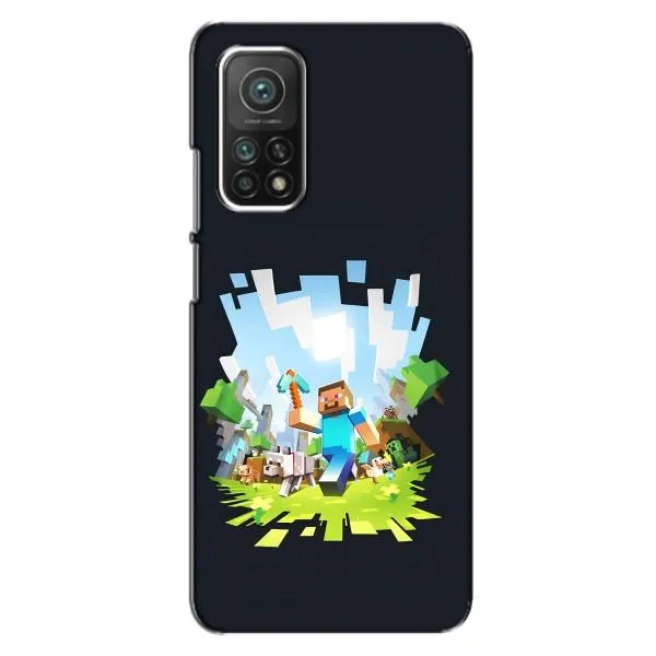 Чехол с принтом «персонажи Minecraft» для Xiaomi Mi 10T