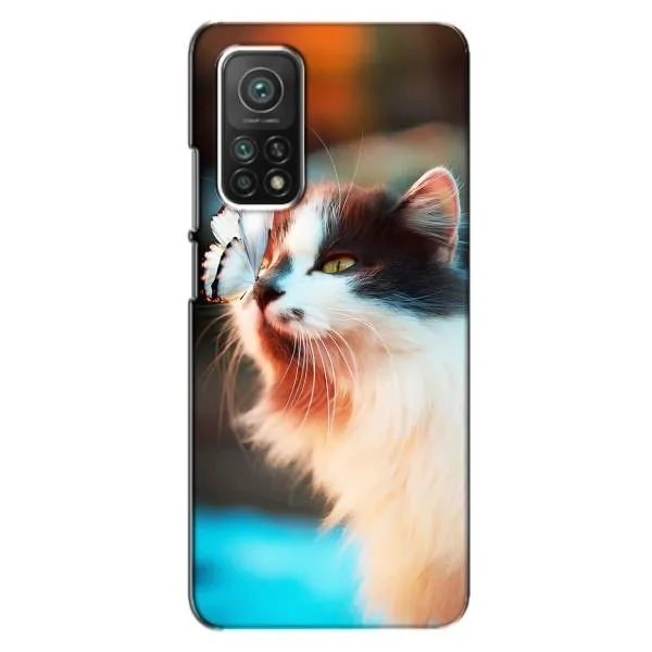 Чехол с принтом «Котик с бабочкой» для Xiaomi Mi 10T