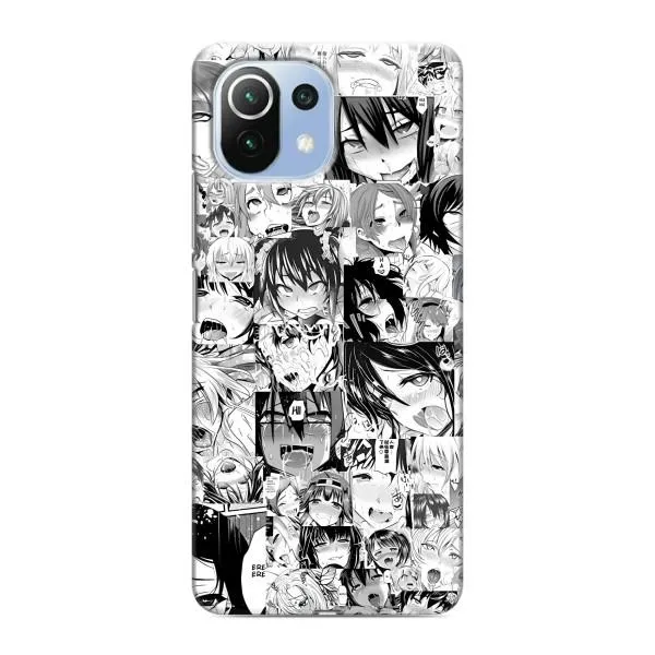 Чехол с принтом «Ahegao manga» для Xiaomi Mi 11 Lite