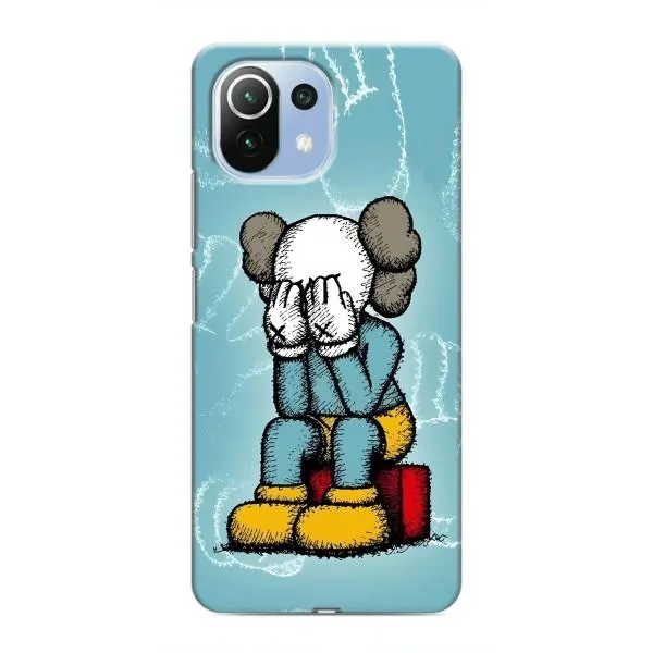 Чехол с принтом «Плач Bearbrick» для Xiaomi Mi 11 Lite