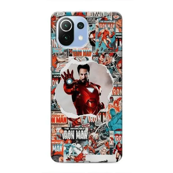 Чехол с принтом «Айронмен» для Xiaomi Mi 11 Lite