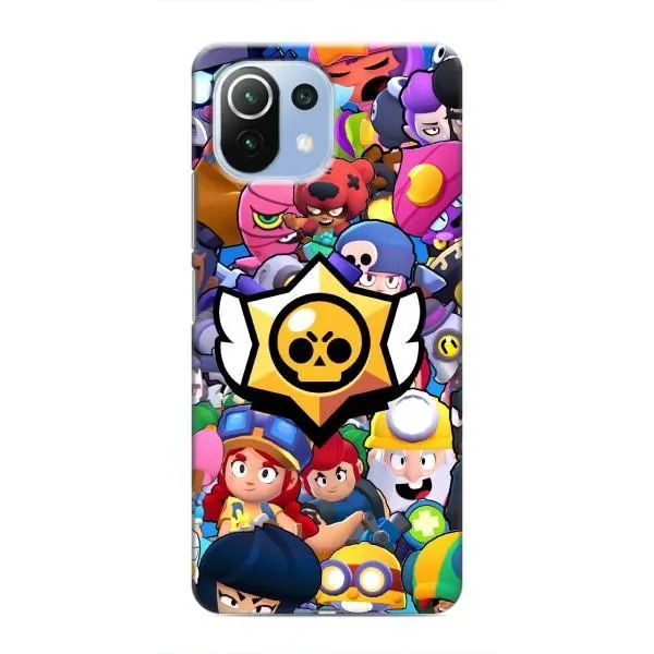 Чехол с принтом «Лого Brawl Stars» для Xiaomi Mi 11 Lite