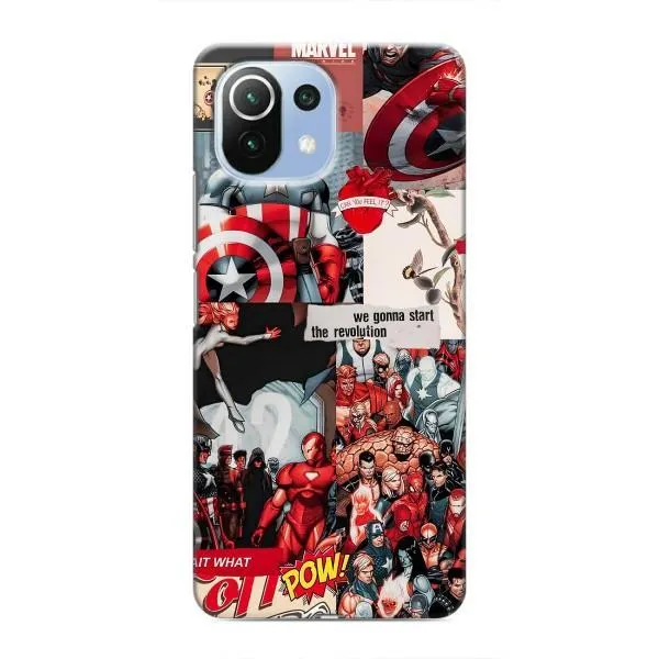 Чехол с принтом «Марвел Комикс» для Xiaomi Mi 11 Lite