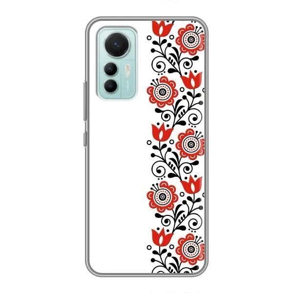 Чехол с принтом «Яркая вишиванка» для Xiaomi Mi 12 Lite