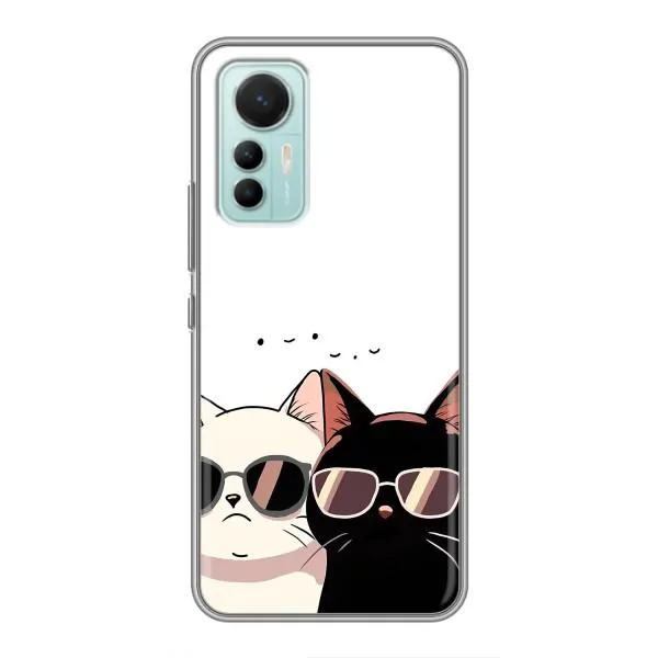 Чехол с принтом «Коты в очках» для Xiaomi Mi 12 Lite Чехол с принтом «Коты в очках» для Xiaomi Mi 12 Lite