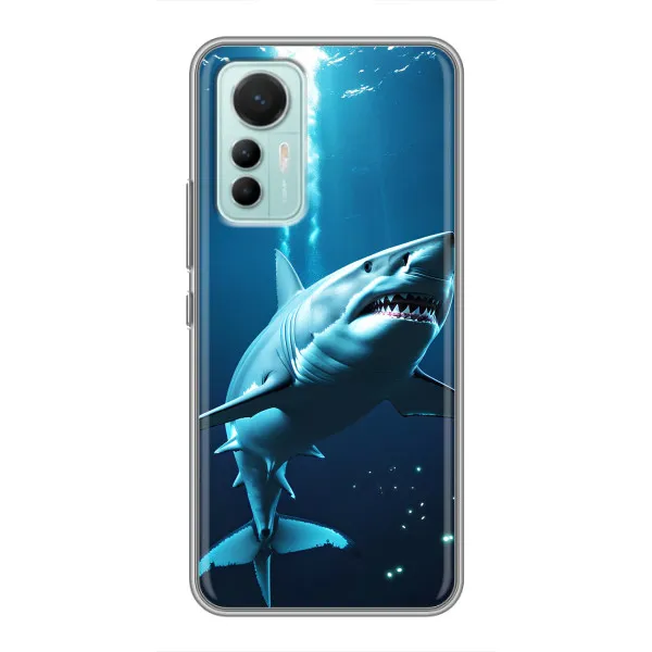 Чехол с принтом «Акула под водой» для Xiaomi Mi 12 Lite