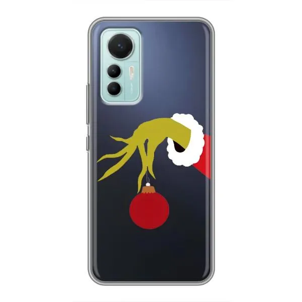 Чехол с принтом «Гринч с игрушкой» для Xiaomi Mi 12 Lite