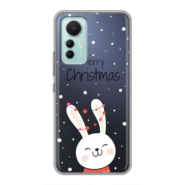 Чехол с принтом «Рождественский заяц» для Xiaomi Mi 12 Lite