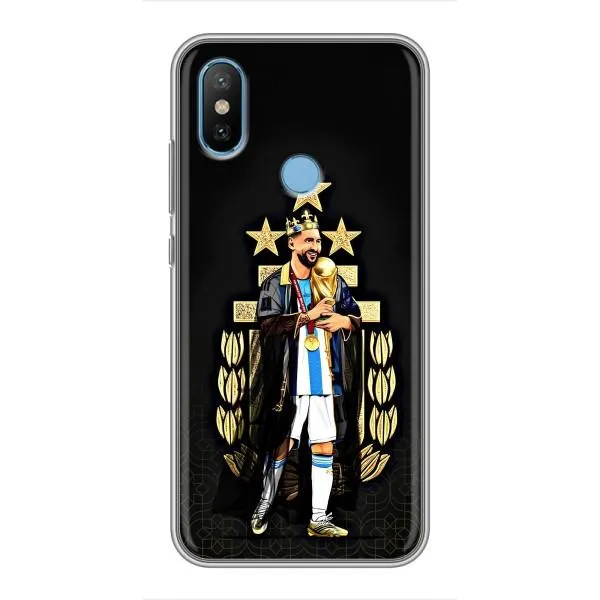Чехол с принтом «Месси Король» для Xiaomi Mi6X
