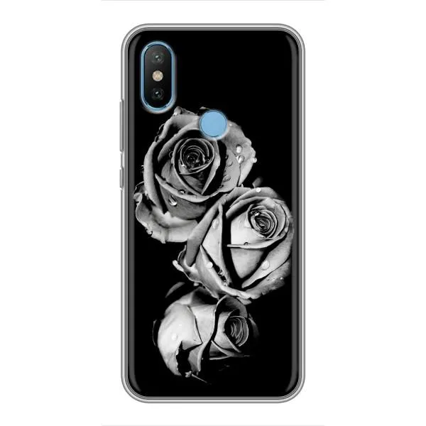 Чехол с принтом «Черная роза» для Xiaomi Mi6X