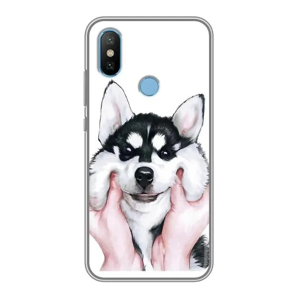 Чехол с принтом «Довольный Хаски» для Xiaomi Mi6X