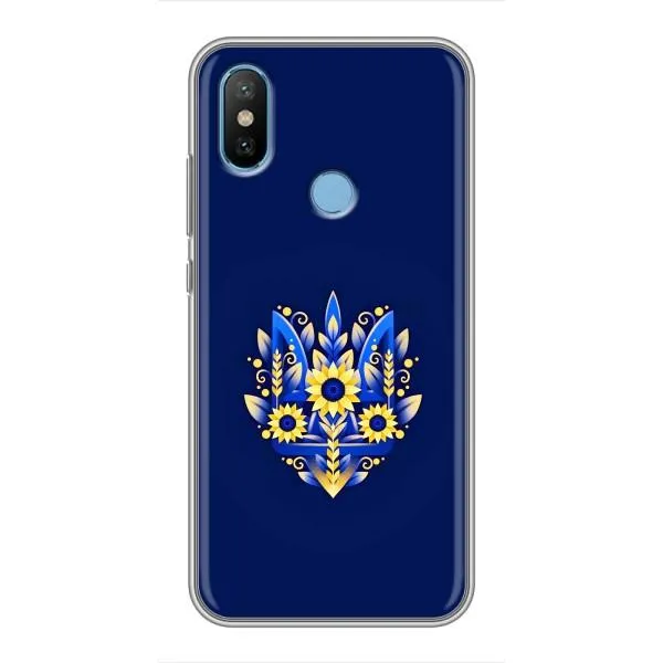 Чехол с принтом «Цветочный Герб» для Xiaomi Mi6X