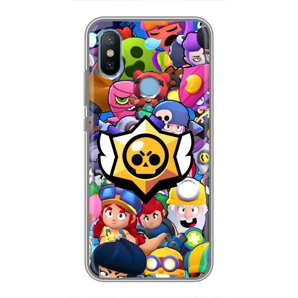 Чехол с принтом «Лого Brawl Stars» для Xiaomi Mi6X