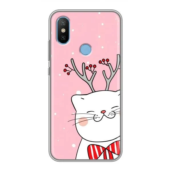 Чехол с принтом «Зимний кот» для Xiaomi Mi6X