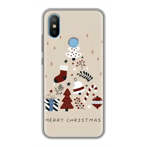 Чехол с принтом «Merry Christmas» для Xiaomi Mi6X