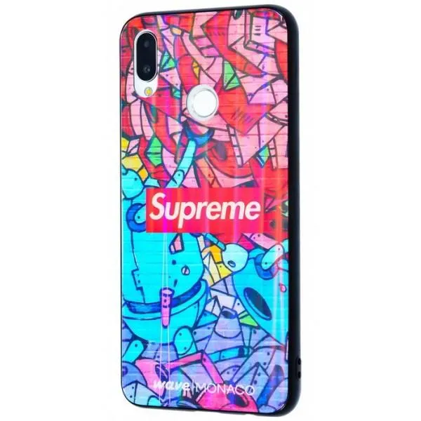 Защитный чехол с глянцевой картинкой Supreme для Xiaomi Mi 8 Lite