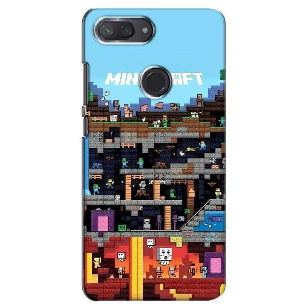 Чехол с принтом «фон Minecraft» для Xiaomi Mi 8 Lite