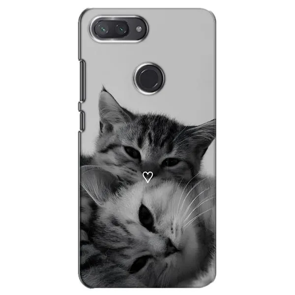 Чехол с принтом «Пара котов» для Xiaomi Mi 8 Lite