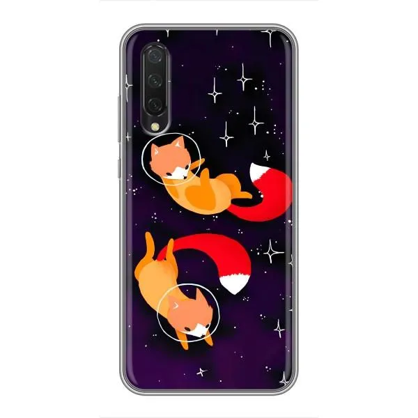 Чехол с принтом «Лисички космонавты» для Xiaomi Mi 9 Lite