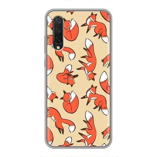 Чехол с принтом «Лисички» для Xiaomi Mi 9 Lite