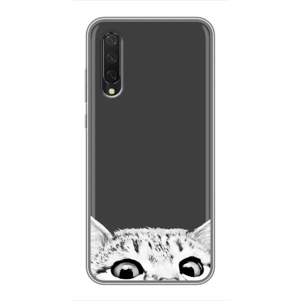 Чохол з принтом «Виглядає котик» для Xiaomi Mi 9 Lite