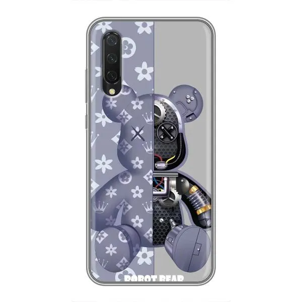 Чохол з принтом «Робот Медведик» для Xiaomi Mi 9 Lite