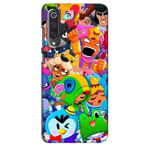 Чехол с принтом «герои Бравл Старс» для Xiaomi Mi 9 SE Чехол с принтом «герои Бравл Старс» для Xiaomi Mi 9 SE