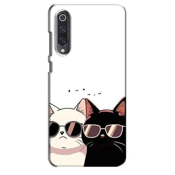 Чехол с принтом «Коты в очках» для Xiaomi Mi 9 SE Чехол с принтом «Коты в очках» для Xiaomi Mi 9 SE