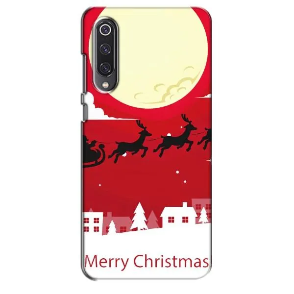 Чехол с принтом «Санта с оленями» для Xiaomi Mi 9 SE Чехол с принтом «Санта с оленями» для Xiaomi Mi 9 SE