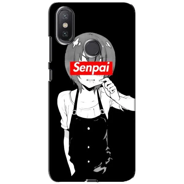 Чехол с принтом «Senpai» для Xiaomi Mi A2 Lite