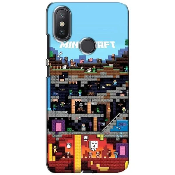Чохол з принтом «фон Minecraft» для Xiaomi Mi A2 Lite