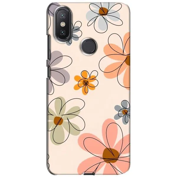 Чохол з принтом «Кольорові квіти» для Xiaomi Mi A2 Lite