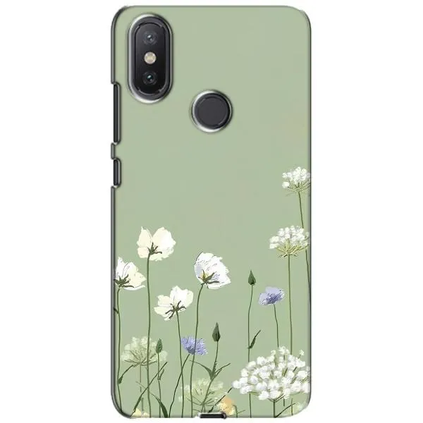 Чохол з принтом «Квіти на зеленому» для Xiaomi Mi A2 Lite