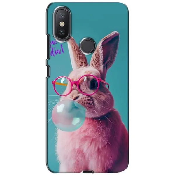 Чехол с принтом «Кролик в очках» для Xiaomi Mi A2 Lite