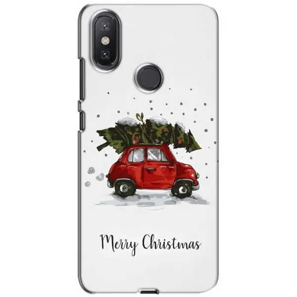 Чехол с принтом «Машина с елкой» для Xiaomi Mi A2 Lite