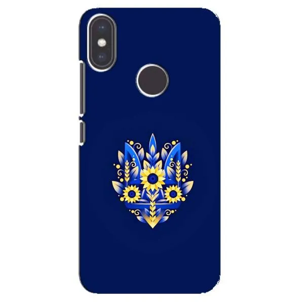 Чехол с принтом «Цветочный Герб» для Xiaomi Mi A2