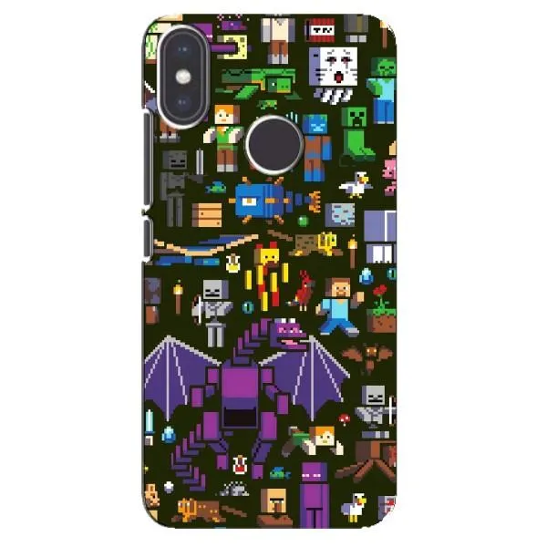Чехол с принтом «Коллаж Майнкрафт» для Xiaomi Mi A2