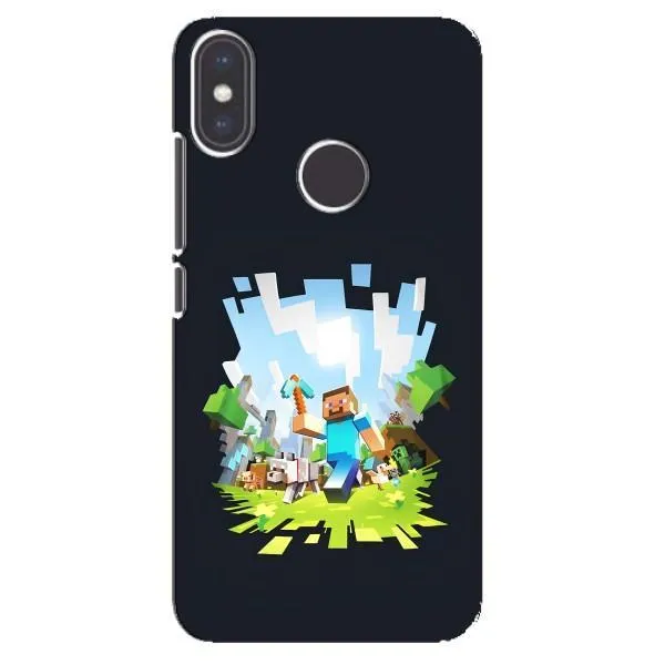 Чехол с принтом «персонажи Minecraft» для Xiaomi Mi A2