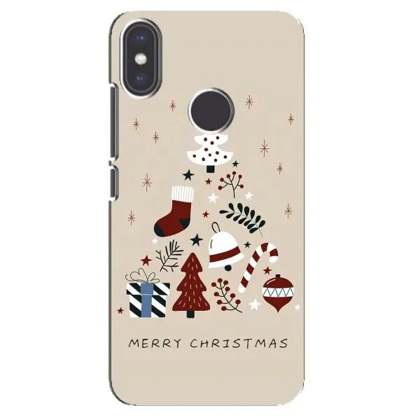 Чехол с принтом «Merry Christmas» для Xiaomi Mi A2 Чехол с принтом «Merry Christmas» для Xiaomi Mi A2