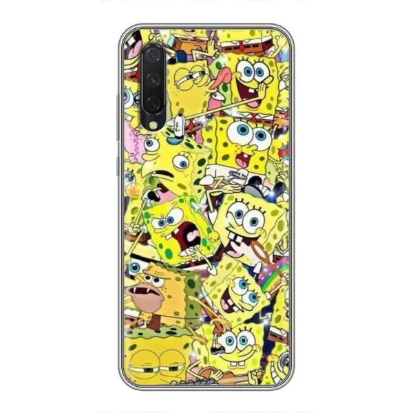 Чохол з принтом «Емоції Спан Боба» для Xiaomi Mi A3