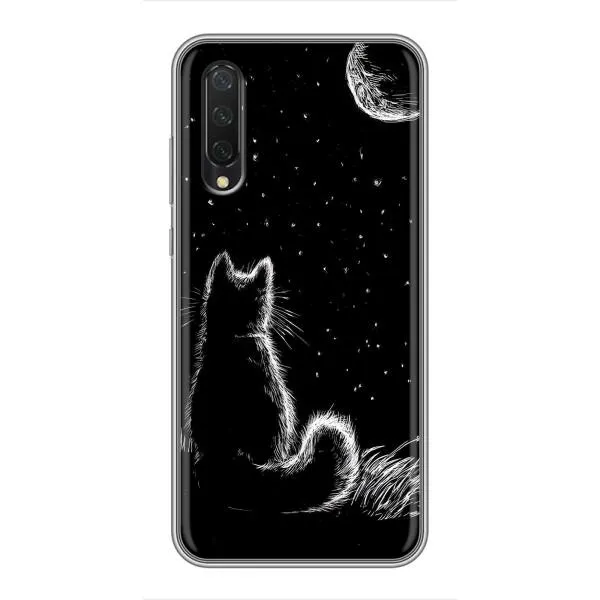 Чехол с принтом «Котик и луна» для Xiaomi Mi A3