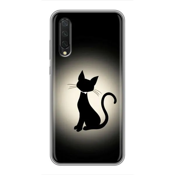 Чехол с принтом «Силуэт котика» для Xiaomi Mi A3