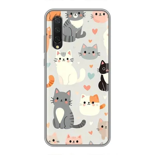 Чехол с принтом «Коллаж котов» для Xiaomi Mi A3
