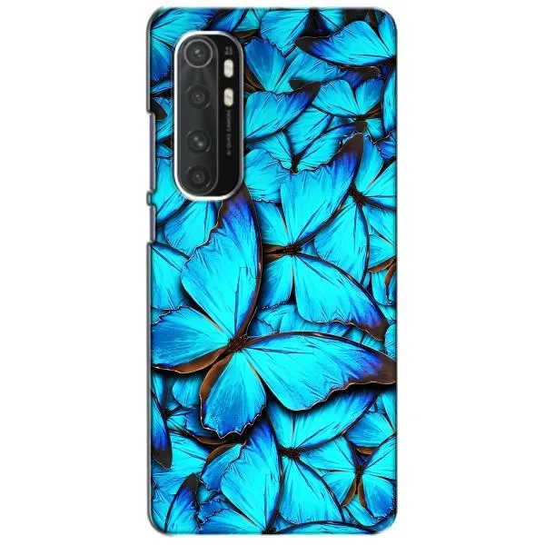 Чехол с принтом «Синие бабочки» для Xiaomi Mi Note 10 Lite Чехол с принтом «Синие бабочки» для Xiaomi Mi Note 10 Lite