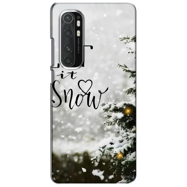 Чехол с принтом «Let it snow» для Xiaomi Mi Note 10 Lite
